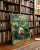 Original Heavy Impasto Oil Canvas: Eigenji Zen Train | Oil And Acrylic Painting in Paintings by Dynasty Artisan. Item composed of linen in contemporary or japandi style