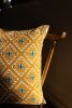 Zuma Handwoven Cushion Cover (YELLOW) | Sham in Linens & Bedding by Routes Interiors. Item made of cotton compatible with boho and eclectic & maximalism style