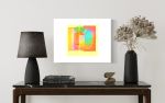 Color Abstractions C plus | Paintings by Marc VanDermeer. Item composed of paper