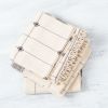 Mool Black And White Organic Cotton King Size Bedspread | Bed Spread in Linens & Bedding by Studio Variously. Item composed of cotton in boho or mid century modern style