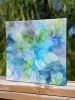 Splash | original abstract art | Mixed Media in Paintings by Megan Spindler. Item made of canvas