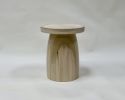 Parabolic base line of seating... | Stool in Chairs by Wooden Imagination. Item made of wood works with mid century modern & contemporary style