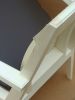 Bow-Back Arm Chair: Bleached Hard Maple With Leather Seat | Armchair in Chairs by CraftsmansLife: Donald DiMauro Woodwork & Design. Item made of maple wood with leather