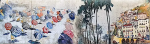 Seaside Mural | Murals by Letty Samonte | AVEO Table + Bar in Dana Point