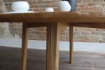 Sandy's Circle of Life Nook Table | Coffee Table in Tables by Alicia Dietz Studios. Item composed of oak wood