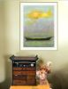 Adrift Under Yellow Cloud - print of contemporary painting | Prints by Candace Compton Pappas. Item made of paper works with contemporary style