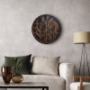 Circular Geometric Abstract Metal Wall Relief | Wall Sculpture in Wall Hangings by Element 29 Metalcraft. Item made of copper compatible with contemporary and art deco style