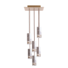 Lamp/One Marble 6-Light Chandelier | Chandeliers by Formaminima. Item made of brass with marble