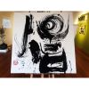 Trust | Oil And Acrylic Painting in Paintings by SORA. Item composed of wood & paper