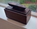 Wenge Pet Ern, Specialty Decorative Box | Decorative Tray in Decorative Objects by SjK Design Studios. Item composed of walnut in minimalism or mid century modern style