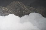 Faint Outlines | Oil And Acrylic Painting in Paintings by Tracie Cheng | The Health Center at Hudson Yards in New York. Item composed of canvas and synthetic