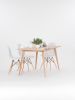 Extending White Oak Dining Table | Tables by Mo Woodwork. Item made of oak wood compatible with minimalism and mid century modern style