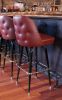 Tufted Bar Stools Model 1435 - Chairs | Chairs by Richardson Seating Corporation | Bangers & Lace Wicker Park in Chicago. Item made of steel with leather