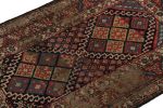 Antique Caucasian Rug in Beige, Blue & Red Geometric Pattern | Area Rug in Rugs by Rug and Kilim