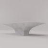 "Sicorace" White Carrara coffee table | Tables by Carcino Design. Item made of marble works with minimalism & contemporary style