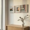 Contemporary Wool Thread Art: 3D Canvas Masterpieces | Decorative Frame in Decorative Objects by Sarmal Design. Item made of wool compatible with boho and minimalism style