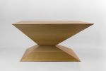 Asymmetrical Alder Coffee Table | Tables by Szostak Atelier. Item made of wood works with minimalism & contemporary style