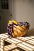 Hand-carved Walnut Wood Tall Fruit Bowl | Serveware by Creating Comfort Lab