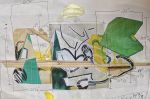 Contemporary 3-Dimensional Construction/Painting | Mixed Media by Pamela Staker Studio | WeWork Office Space & Coworking in Chicago