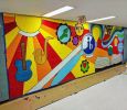 Rockhill Mural at Sullivan Middle School | Murals by Christine Crawford | Christine Creates | Sullivan Middle School in Rock Hill