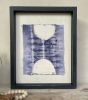 Indigo Stars Mixed Media | Mixed Media by Ooh La Lūm. Item made of canvas