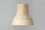 Wood Veneer Light Open 55 | Pendants by ADAMLAMP | Hungexpo B épület in Budapest. Item made of maple wood works with minimalism & japandi style