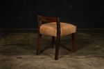 Low Side Chair in Argentine Rosewood and Hair Hide, Umberto | Dining Chair in Chairs by Costantini Design. Item composed of wood and leather in contemporary or modern style
