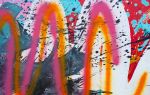 Abstract Original Painting "Red tide" | Oil And Acrylic Painting in Paintings by Carolina Alotus. Item composed of canvas