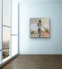 Flower Power#1 | Oil And Acrylic Painting in Paintings by silvia poloto. Item made of wood with synthetic works with contemporary & modern style