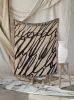 Abstract woven throw blanket. 02 | Linens & Bedding by forn Studio by Anna Pepe. Item made of cotton