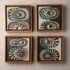 Passages Series - Mod - Set of 12 - Ceramic Wall Art | Wall Sculpture in Wall Hangings by Clare and Romy Studio. Item composed of stoneware in boho or mid century modern style