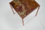 forma seconda - Side Table copper | Tables by DFdesignLab - Nicola Di Froscia. Item made of copper with marble works with contemporary & art deco style