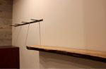 Big Leaf Maple Live Edge Floating Shelf | Hardware & Bracket | Shelving in Storage by SAW Live Edge. Item made of maple wood