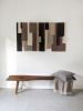 Earth's Mosaic | Macrame Wall Hanging in Wall Hangings by Kat | Home Studio. Item made of wool compatible with boho and mid century modern style