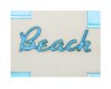 Vintage Neon Beach Sign Photograph | Photography by Capricorn Press. Item made of paper compatible with coastal style