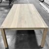 Parsons Dining Table | Tables by Lumber2Love. Item made of oak wood works with mid century modern & contemporary style