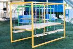 Grey 6-Seater SwingTable Cedar | Picnic Table in Tables by SwingTables. Item made of wood with steel