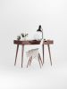 HEIM - Walnut dressing table, small desk, mid century modern | Tables by Mo Woodwork. Item made of walnut works with minimalism & mid century modern style