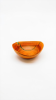 Sculptural Cherry Wood Bowl with Deep Teal Resin Inlay | Decorative Bowl in Decorative Objects by Holzkunst Samuel Meisinger. Item made of wood works with art deco & modern style