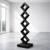 Versa | Public Sculptures by Nicholas Turner. Item composed of steel compatible with minimalism and mid century modern style