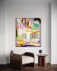 The Colours Came To Me And Said - Original Painting | Oil And Acrylic Painting in Paintings by Jilli Darling. Item composed of canvas and synthetic in boho or contemporary style