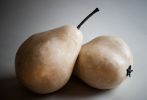 Series of Pears | Public Sculptures by Jim Sardonis. Item made of bronze with granite