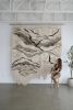 Large scale wall hanging "Arroyo of the Infinite Well" | Tapestry in Wall Hangings by Rebecca Whitaker Art. Item composed of cotton and fiber in boho or minimalism style