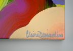 Vav 07 | Oil And Acrylic Painting in Paintings by Claire Desjardins. Item composed of canvas