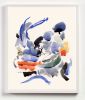 Blue Notes No. 6 | Prints by Daylight Dreams Editions. Item composed of paper in mid century modern or contemporary style
