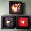 Love Boxes – Black Frame | Decorative Frame in Decorative Objects by Lorna Doyan. Item made of paper