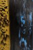 Ice Cube Night | Oil And Acrylic Painting in Paintings by Jill Krutick | Jill Krutick Fine Art in Mamaroneck. Item made of canvas