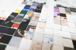 David Bowie #2 - limited edition of 20 - 90x90 cm | Prints in Paintings by Paola Bazz. Item composed of cotton in contemporary or eclectic & maximalism style