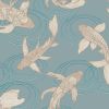 Lucky Fish Wallpaper | Wall Treatments by Patricia Braune. Item composed of paper