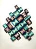Topazes | Wall Sculpture in Wall Hangings by Marina Astakhova. Item made of wood & synthetic